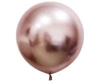 Balony B&C 24", platyna różowo-złote, 2szt.