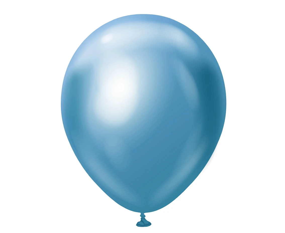 Balony B&C 18", platyna jasnoniebieskie, 5szt.