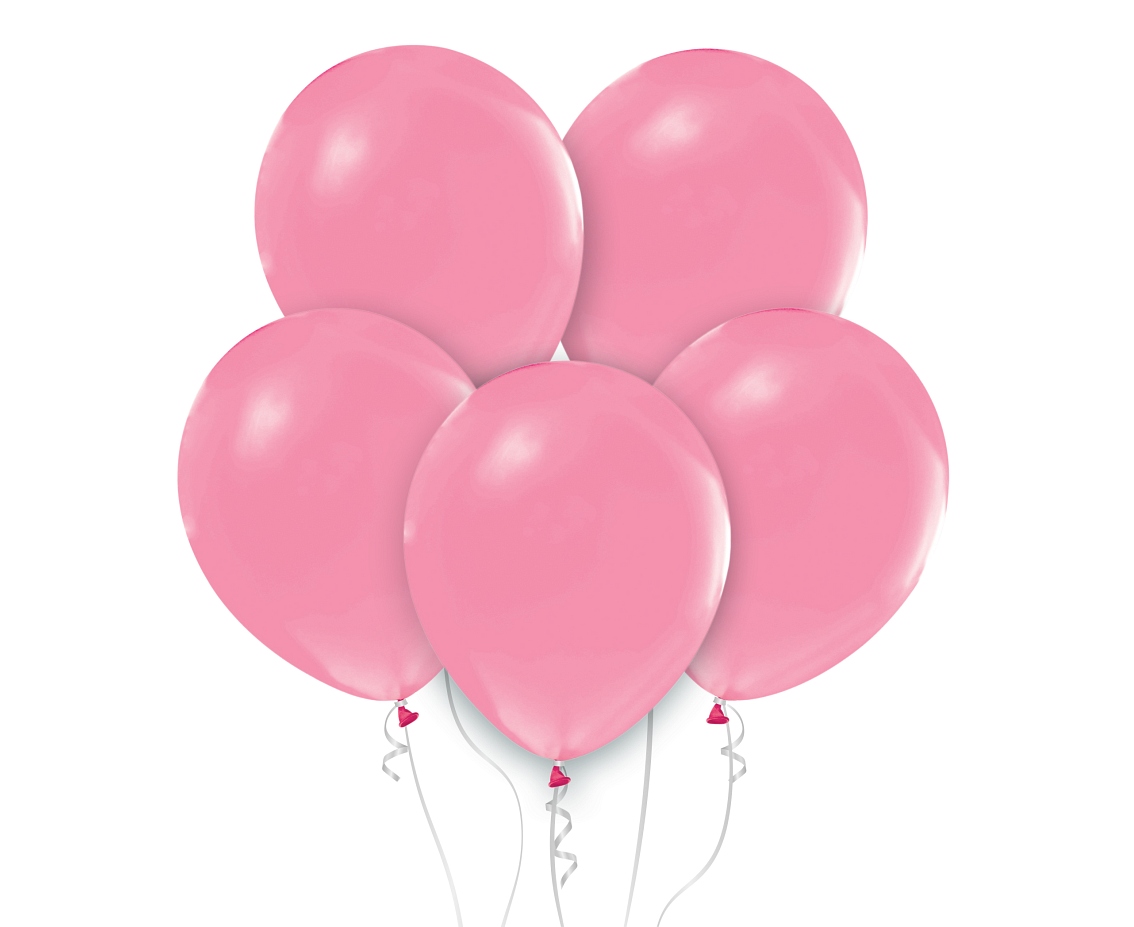 Balony B&C 18", pastel różowe, 5szt.