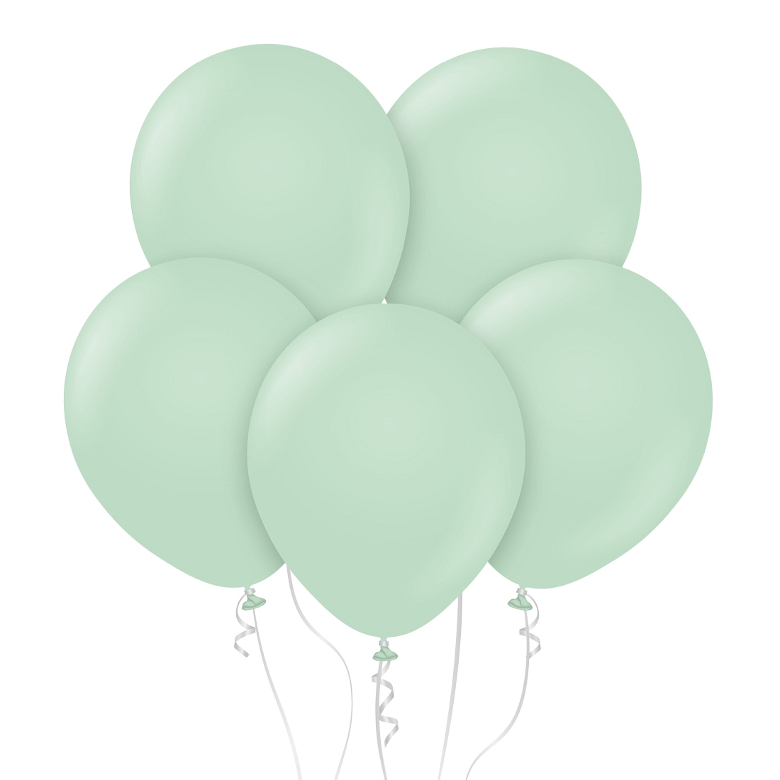 Balony B&C 18", macaron zielone, 5szt.