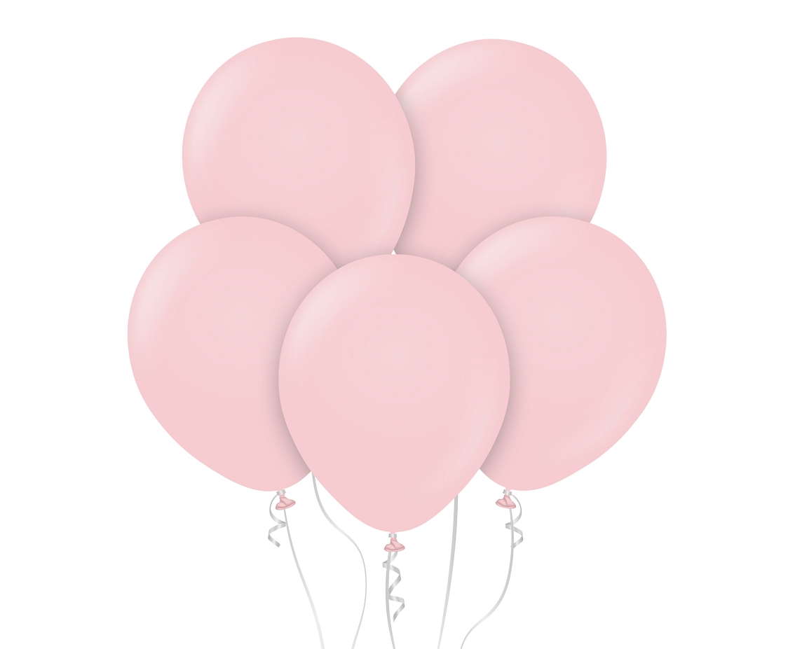 Balony B&C 18", macaron bladoróżowe, 5szt.