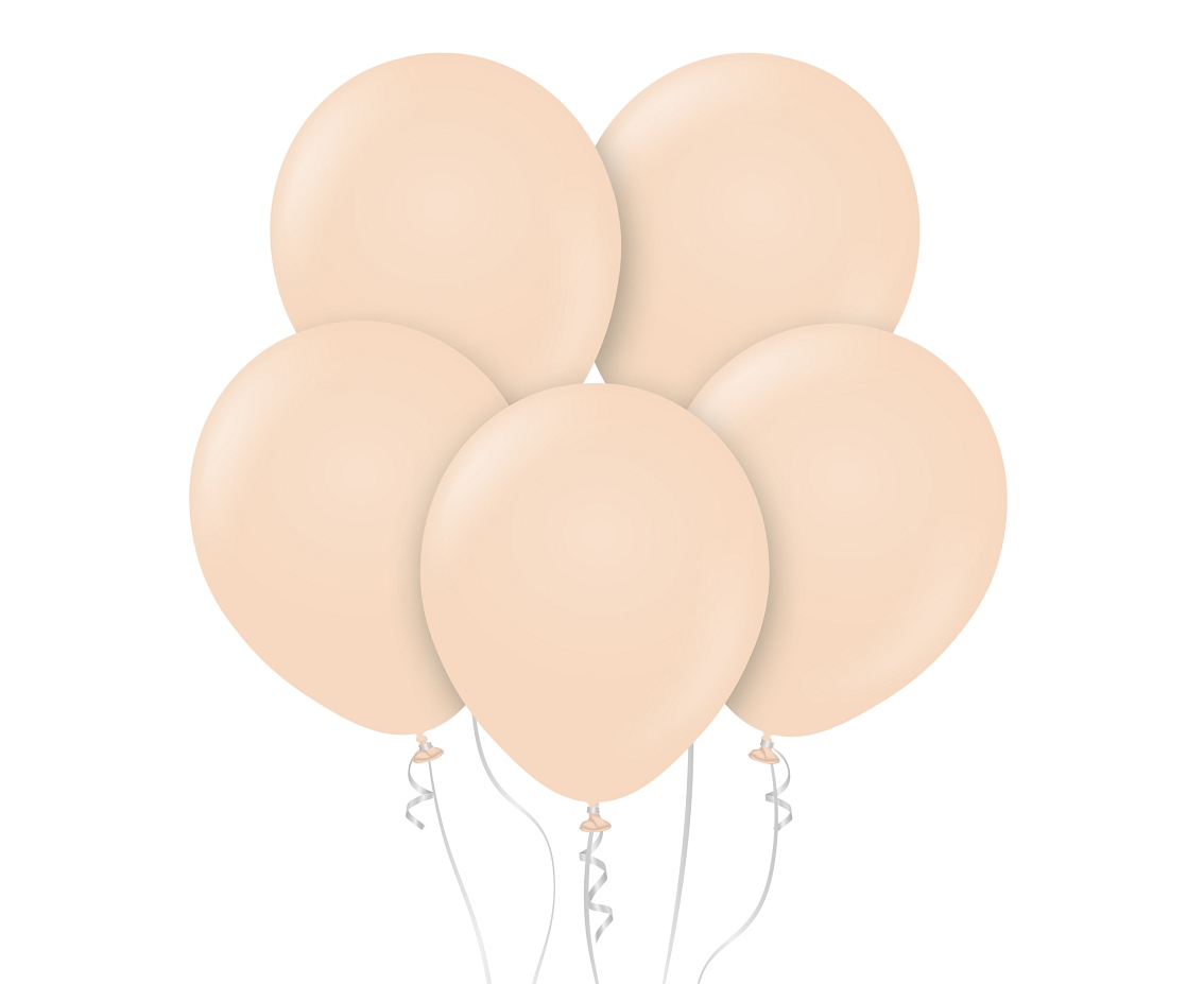 Balony B&C 18", pastel cieliste, 5szt.