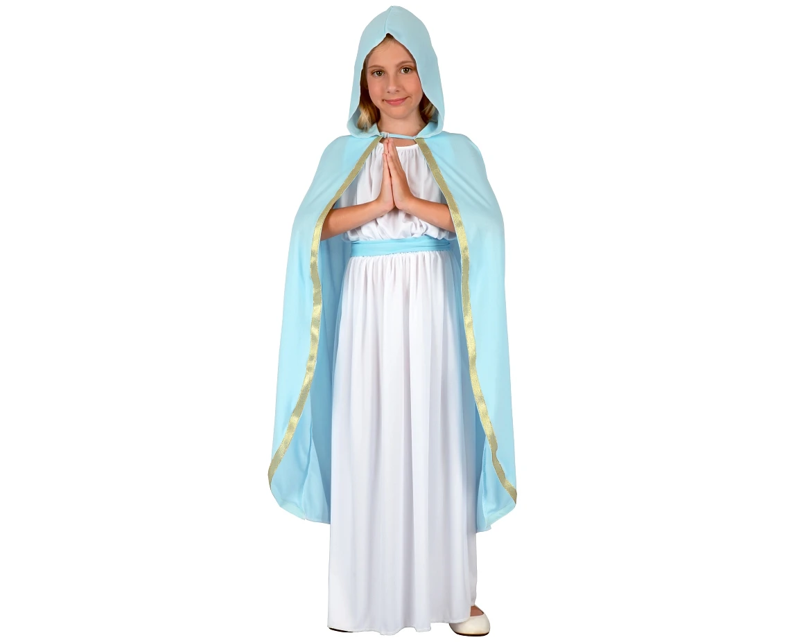 Zestaw dla dzieci Maria (sukienka, peleryna z kapturem, pasek), rozm. 130/140 cm