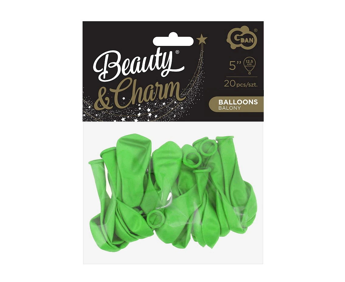 Balony B&C 5", pastel pistacjowe, 20szt.