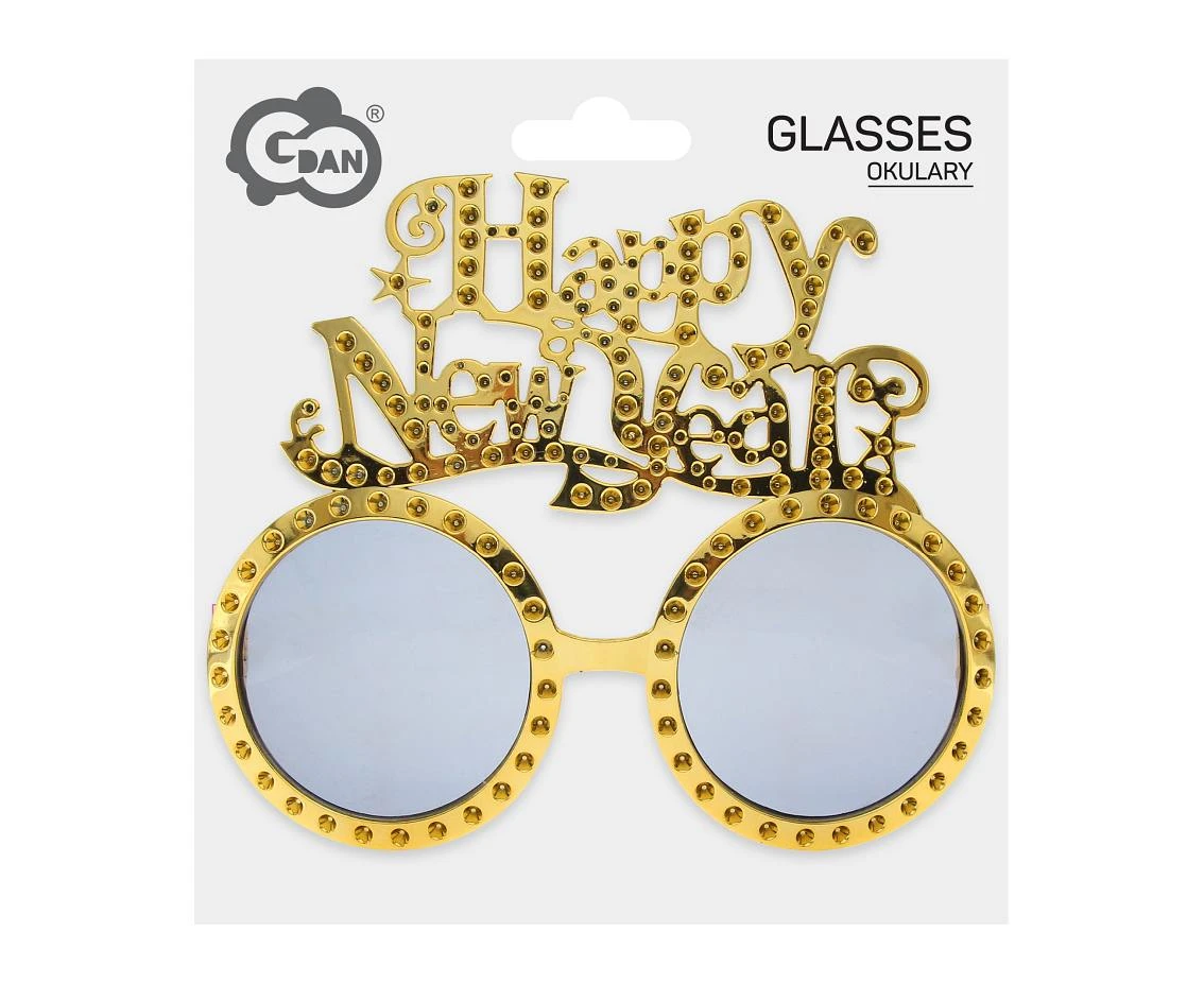 Okulary HNY, złote