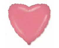 Balon foliowy 18" FX - Serce (pastel czerwony), niepakowany