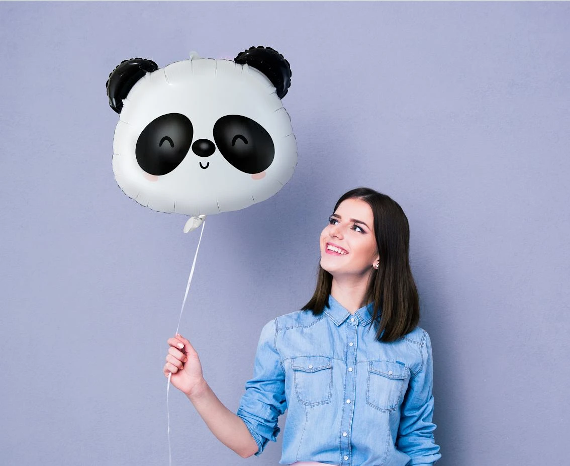 Balon foliowy Panda, 43x37 cm (głowa) AA