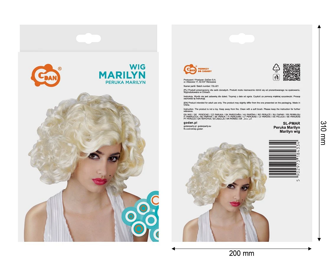 Peruka Marilyn