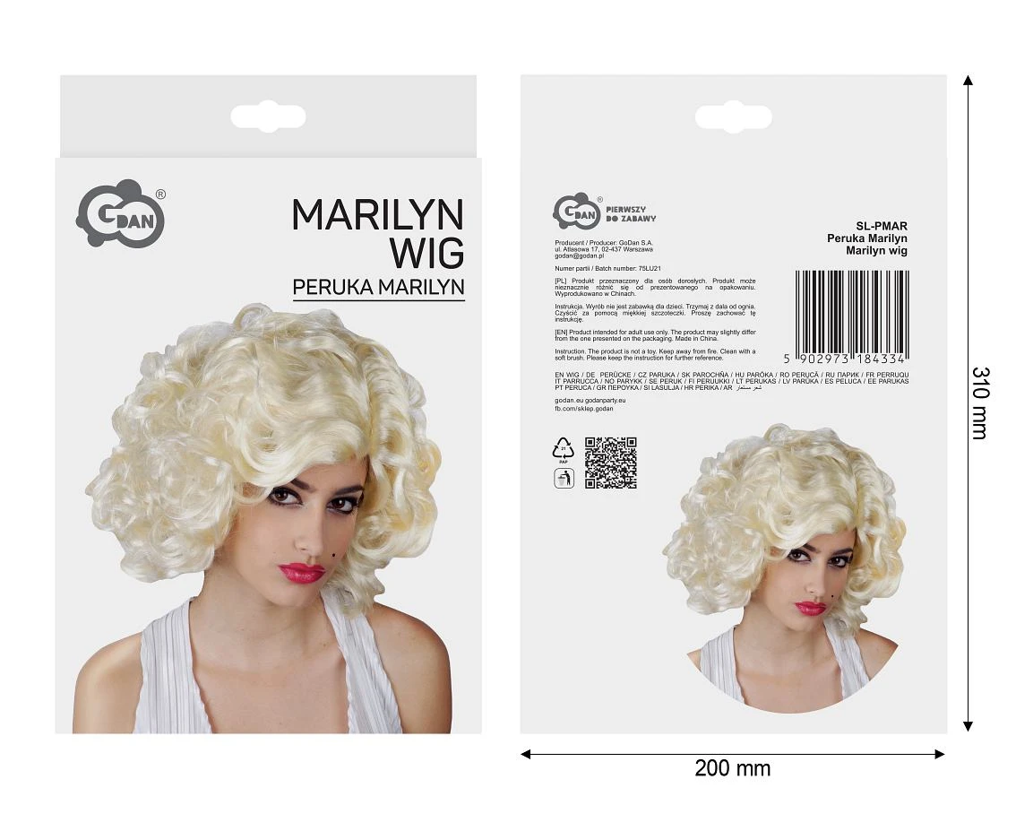 Peruka Marilyn