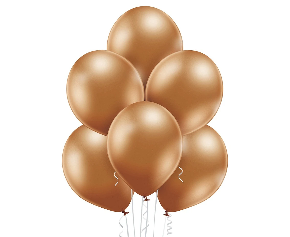 Balony Belbal 12", B105-607, (glossy copper) glossy miedziane, 50szt.