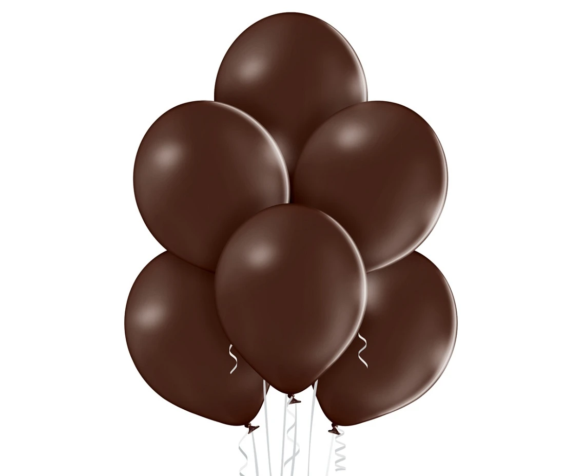 Balony Belbal 12", B105-149, (pastel cocoa brown) pastel kakaowe, 50szt. KK