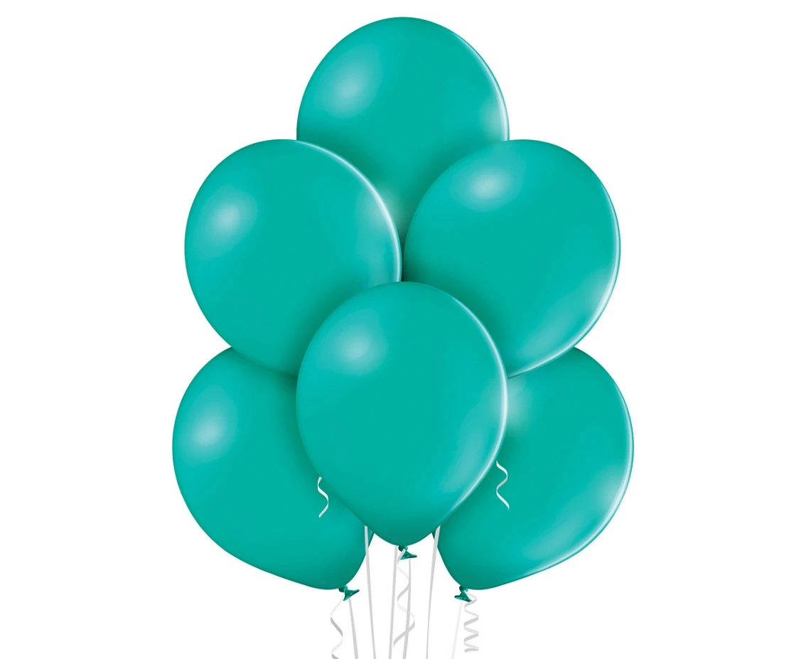 Balony Belbal 12", B105-013, (pastel turquoise) pastel turkusowe, 50szt. KK