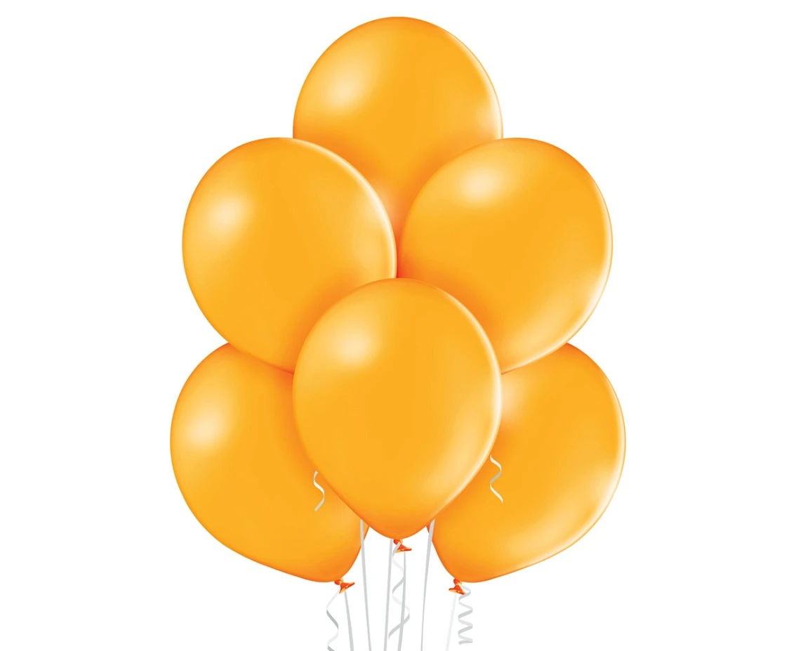 Balony Belbal 12", B105-007, (pastel orange) pastel pomarańczowe, 50szt. KK