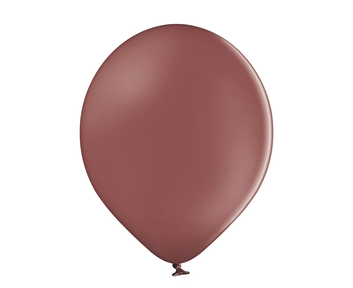 Balony Belbal 12", B105-486, (pastel brown burlwood) pastel jasnobrązowe, 100szt.
