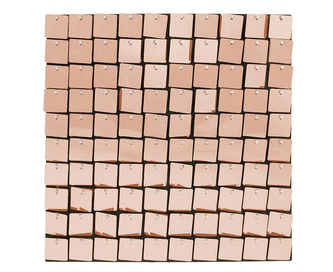 Panel dekoracyjny szampański, czarne tło, 30x30 cm/ 100 kwadratów KK