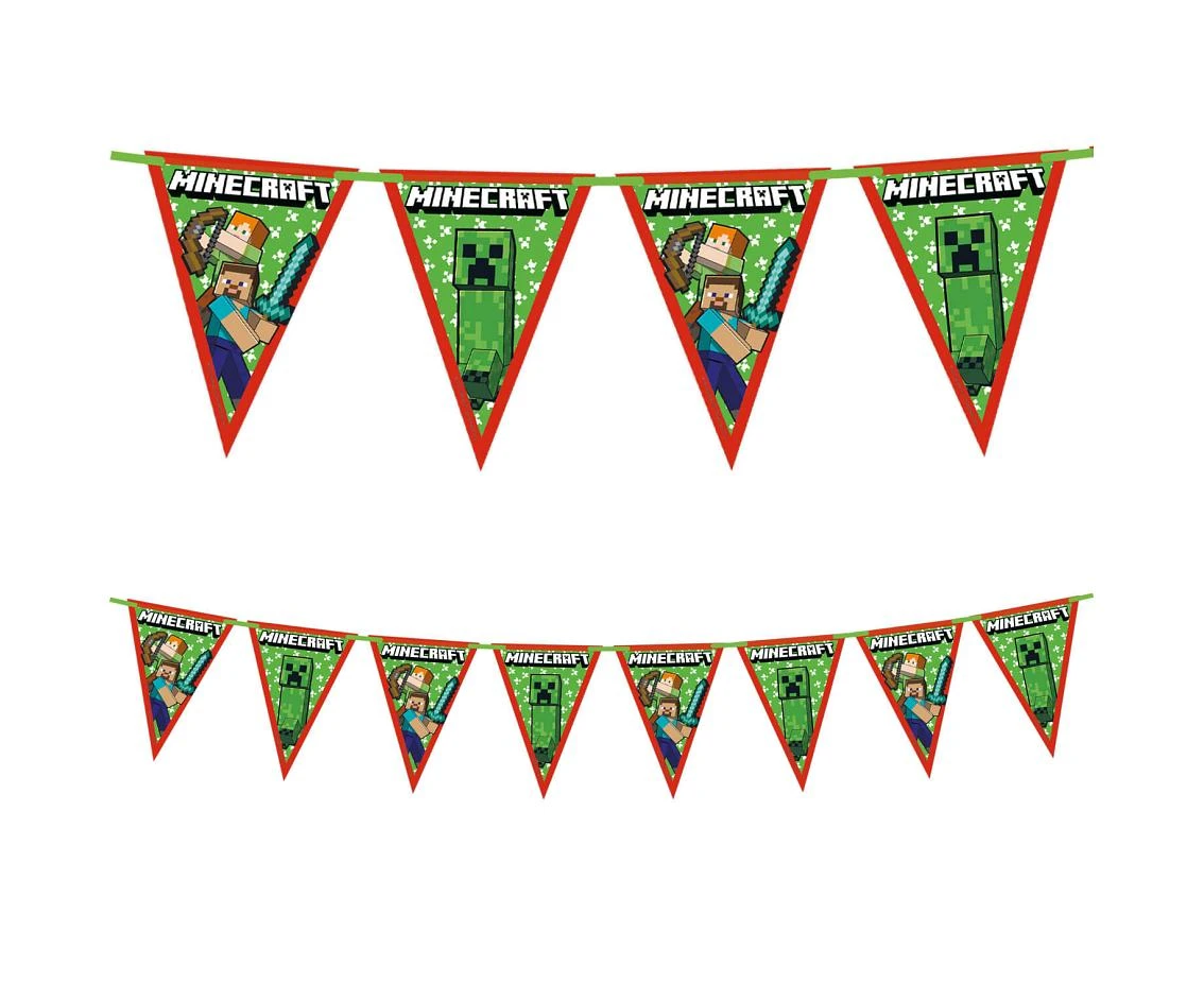 Banner Minecraft, flagi (papier FSC)
