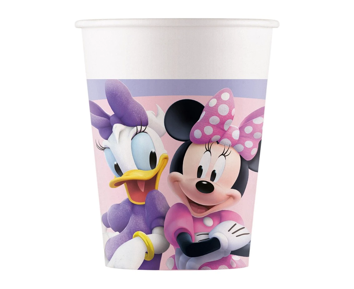 Kubeczki papierowe (WM) Minnie Junior, 200ml, 8 szt. (SUP label) (papier FSC) (stary numer 94737) KK