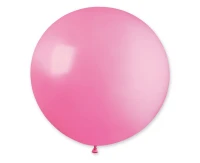 Balony Gemar, pastel kula 0.80m różowa, 1szt.
