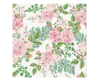 Serwetki wzorzyste Rose Hip Flowers 33x33 cm / 20 szt.