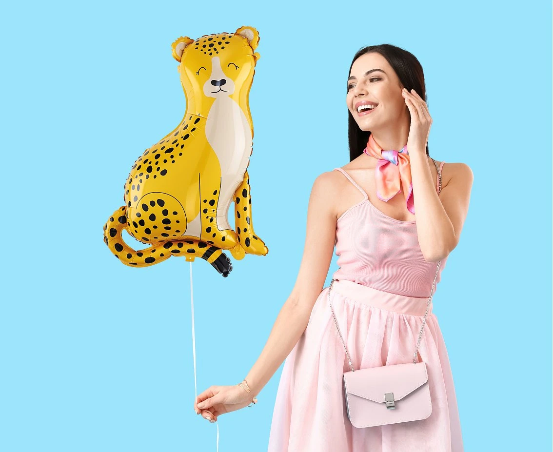 Balon foliowy Lampart, 49x72 cm KK