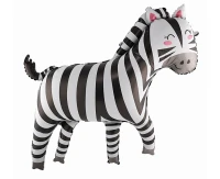 Balon foliowy Zebra, 80x78 cm KK