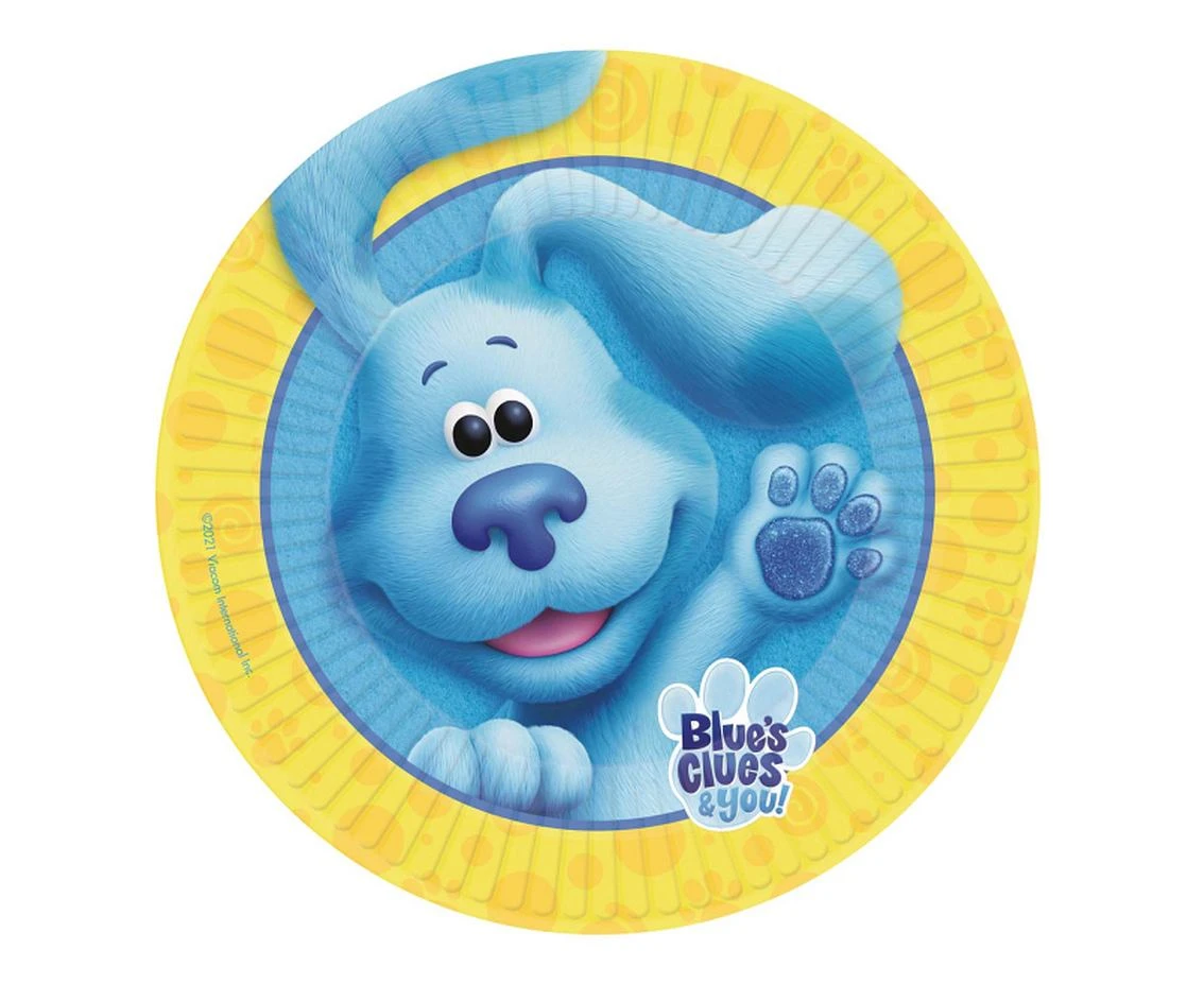 Talerzyki papierowe Blue''''s Clues, 23 cm, 8 szt. KK