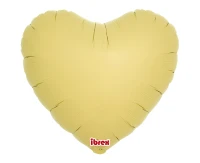Balon Ibrex Hel, serce 14", Ice Orange, 5 szt.
