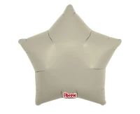 Balon Ibrex Hel, gwiazda 15", Sand Gray, 5 szt.