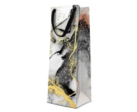 Torebka prezentowa na wino Marble 12x10x37 cm