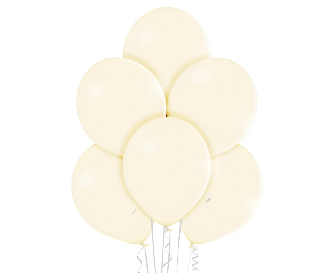 Balony Belbal 12", B105-016, (pastel vanilla) pastel waniliowe, 50szt. KK