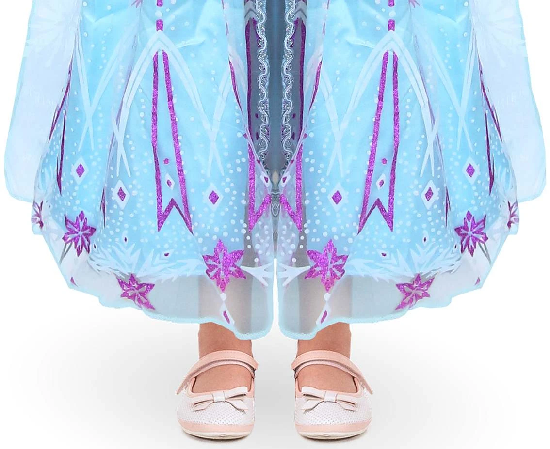 Strój dla dzieci "Błękitna Princess" (sukienka) rozm. 95-110 cm KK
