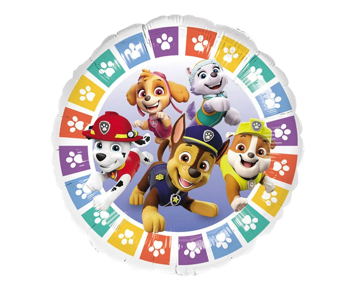 Standard Paw Patrol balon foliowy  S60 zapakowany 43 cm KK