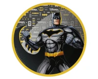 Talerzyki papierowe Batman okrągłe 23 cm, 8 szt. KK