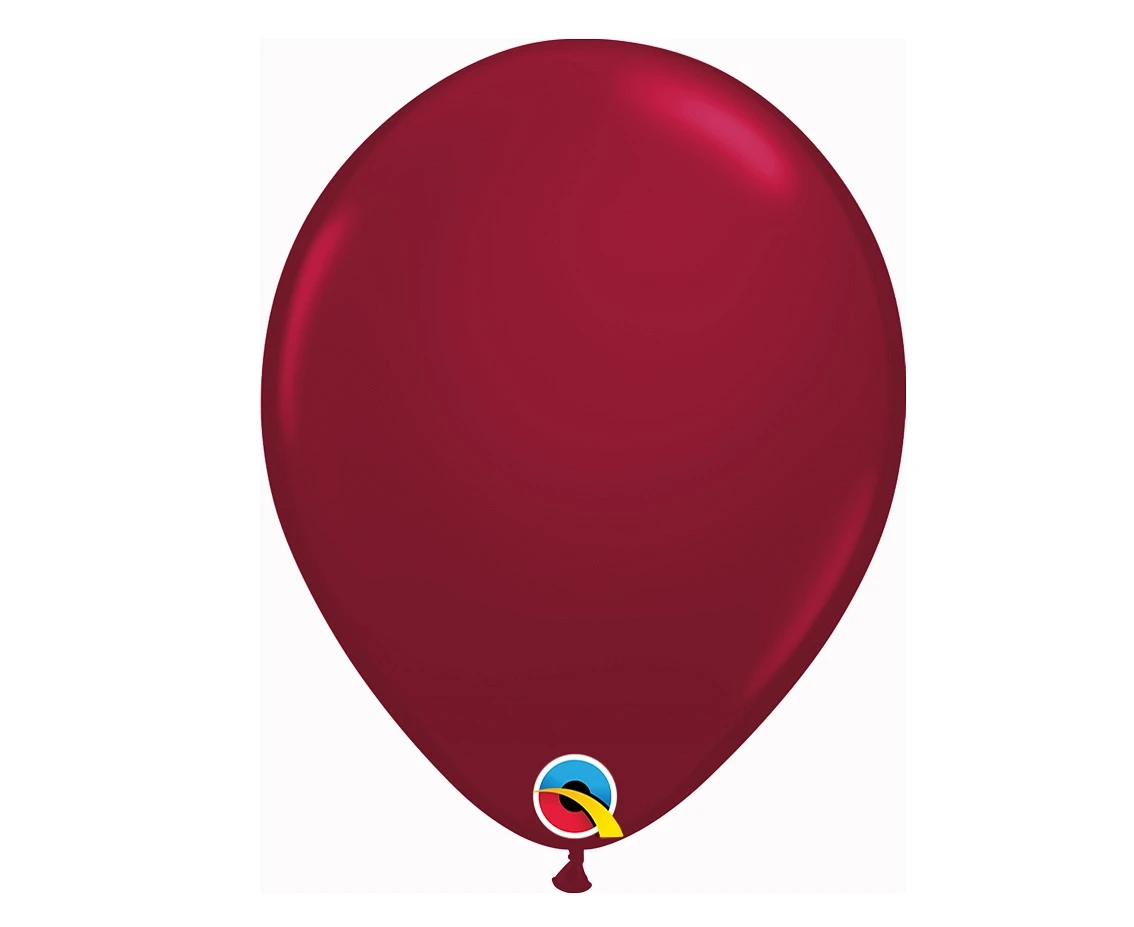 Balony Anagram 11", QL RND, żurawinowe, 100szt. KK