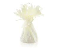 Ciężarek papierowy do balonów z helem, creamy, 145 g/ 1 szt.