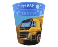 Kubek wielokrotnego użytku Construction Decorata Party, 1 szt. KK