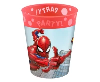 Kubek wielokrotnego użytku Spiderman Crime Fighter Decorata Party, 1 szt. KK