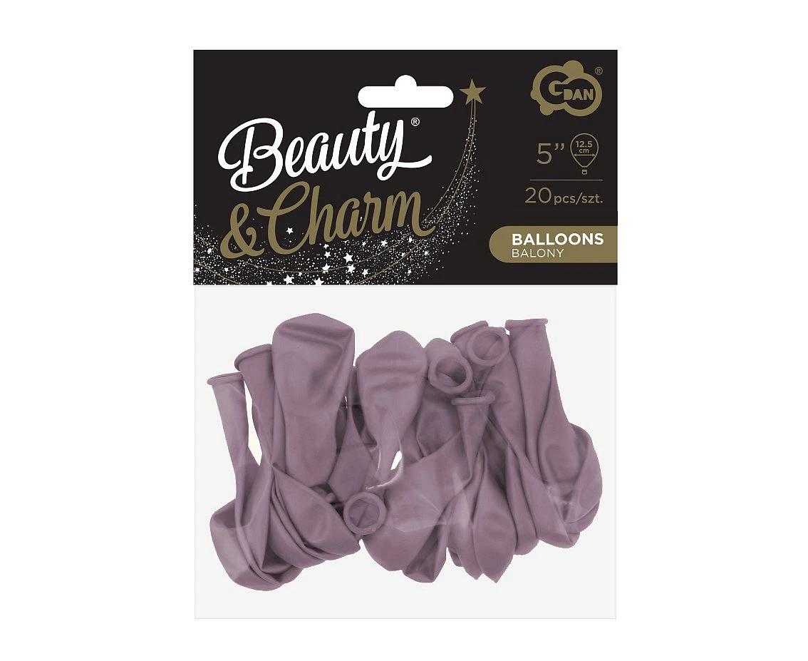 Balony B&C 5", pastel canyon rose, 20szt.
