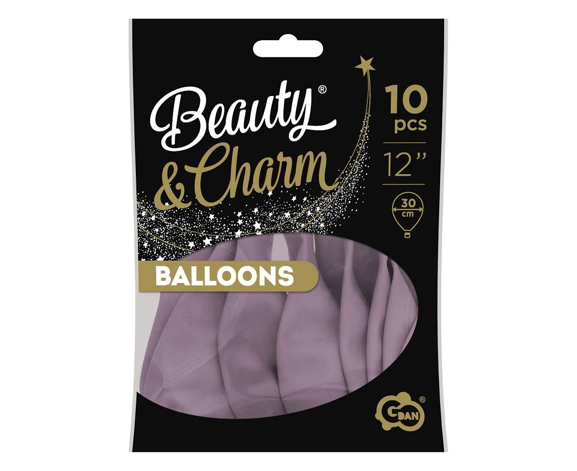 Balony B&C 12", pastel canyon rose, 10szt.