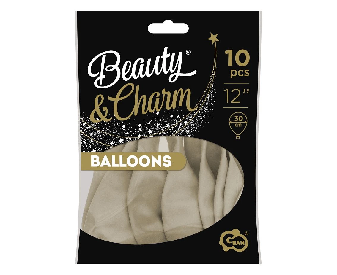 Balony B&C 12", pastel piaskowe, 10szt.