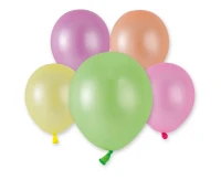 Balony Gemar 5", fluor mix, 100szt. KK