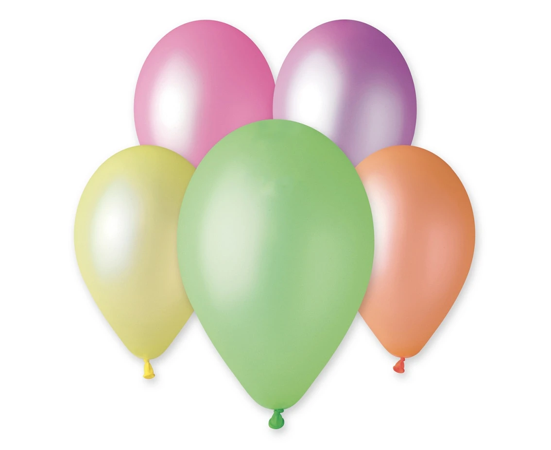 Balony Gemar 13", pastel fluor mix, 50szt.