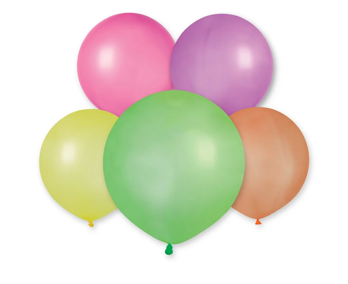 Balony Gemar 19", pastel fluor, 25szt.