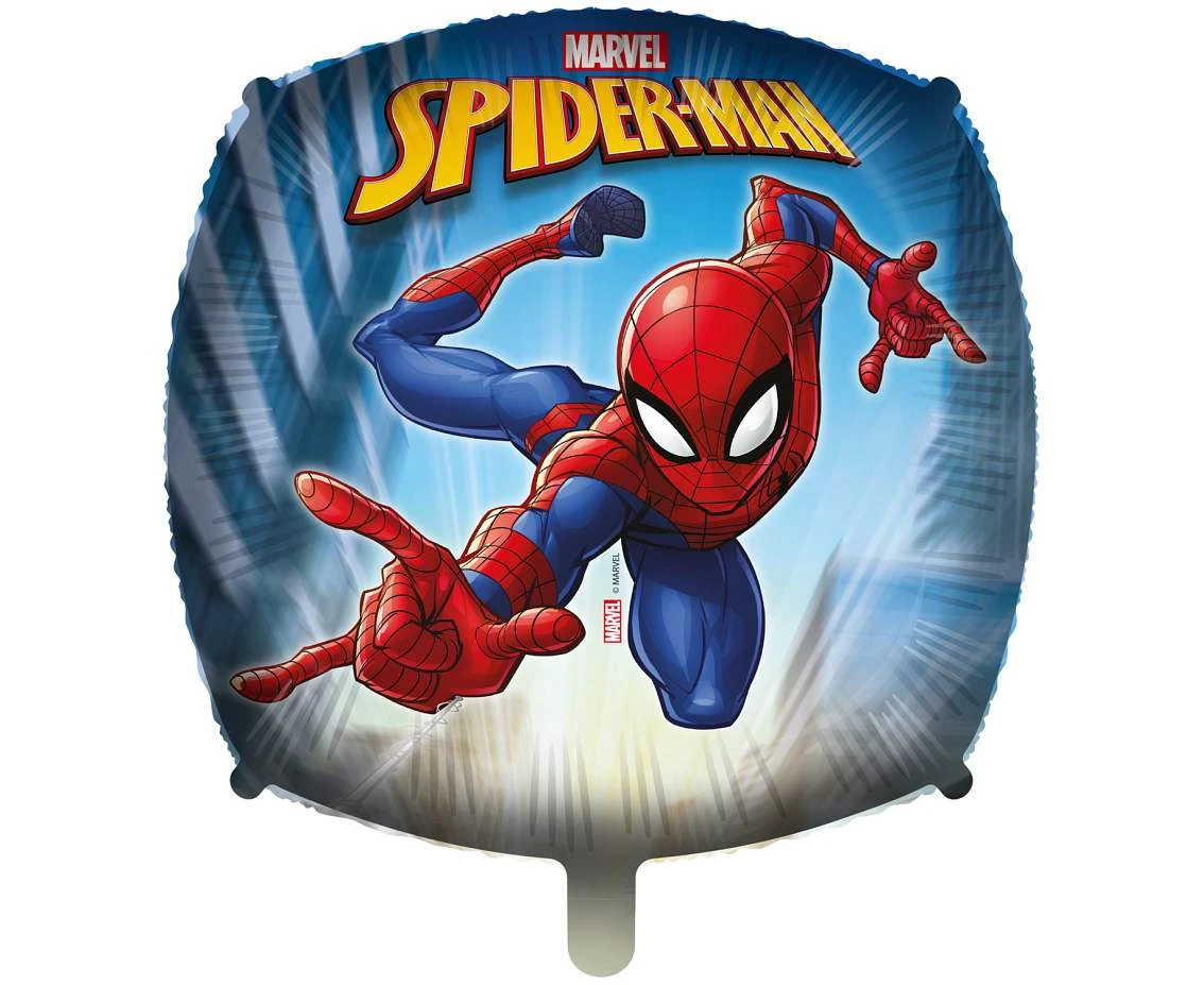 Balon foliowy SQR Spiderman Marvell, 46 cm, 1 szt.