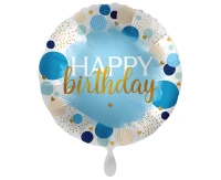 Balon Foliowy Lucky Birthday S40,45 cm zapakowany KK
