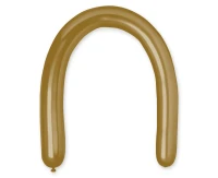 Balony Gemar, rurki włoskie shiny złote, 50szt. KK