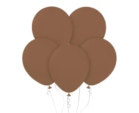 Balony B&C 12", pastel brązowe, 50szt.