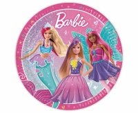 Talerzyki papierowe Barbie Fantasy Next Generation Mattel, 23cm, 8 szt. FSC