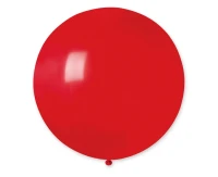 Balony Gemar 19", pastel ciemnoczerwone, 25szt.