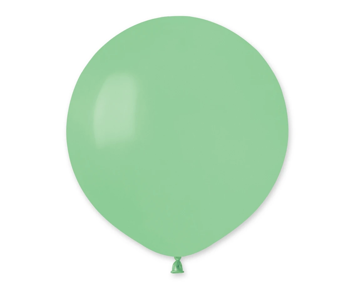 Balony Gemar 19", pastel zielone miętowe, 25szt.
